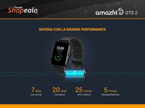 Imagen 5 de 9 de Smartwatch Xiaomi Amazfit Gts 2 Musica Llamadas Gps +cuotas