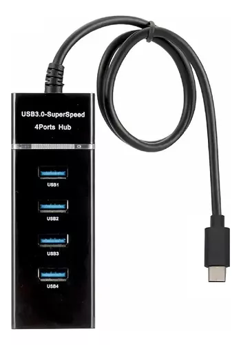 Hub Usb 4 Puertos 2.0 Multiplicador Lcs