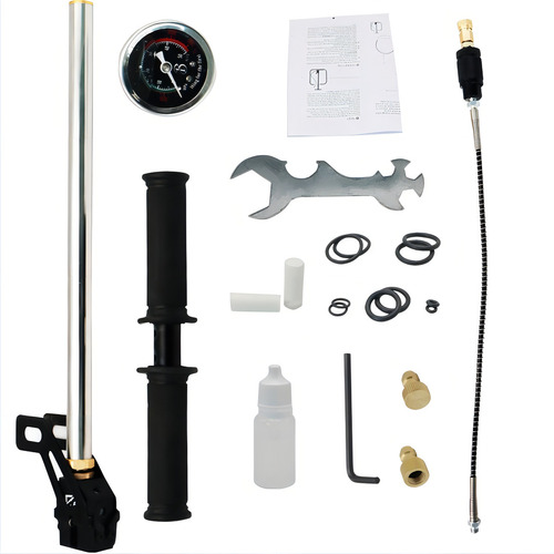 Bomba Manual Alta Presión Para Rifles Pcp Y Gotcha 4500 Psi Color Negro