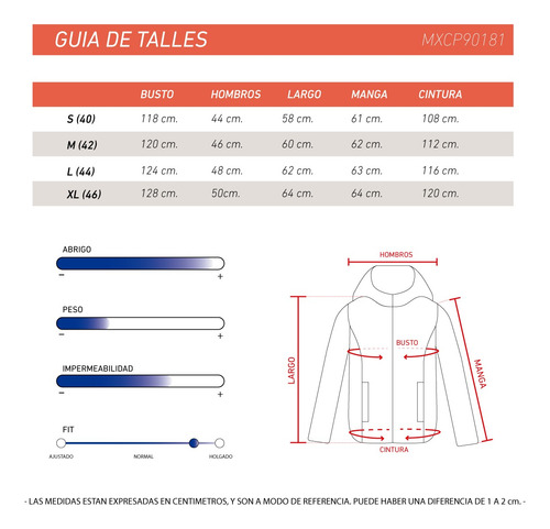 Campera Mujer Abrigada Clasica Urbana Casual Tapado Briganti