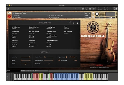 Red Room Audio Traveler Series Bluegrass Fiddle - Kontakt