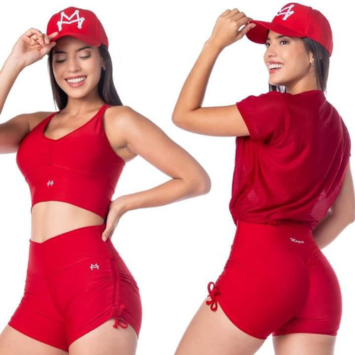 Conjunto Deportivo Magna Scrunch (short+top+sudadera)