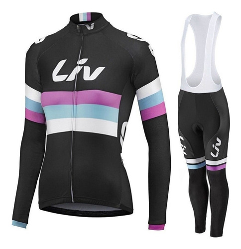 Jersey Mujer Liv Team Ciclismo Traje Bicicleta W/bolsas