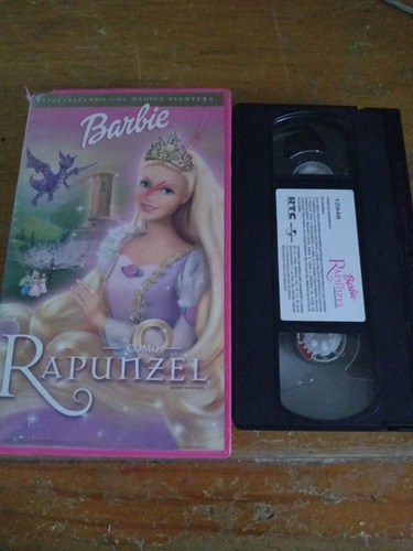 Película Vhs Barbie Rapunzel 