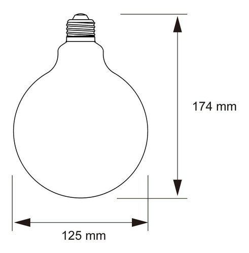 Foco Vintage Led Tecnolite Palabra Love 4 W Luz Suave Color de la luz Suave cálida