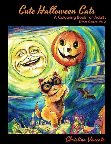 Cute Halloween Cats A Cats And Kittens Colouring Book For Ad