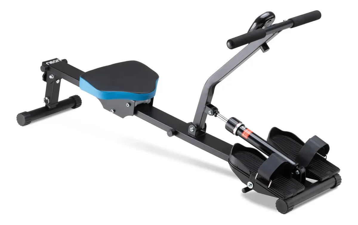 Máquina Remadora Hidráulica Plegable NEON 12 Niveles Monitor Digital Fitness Musculación Casa Ejercicio Gym