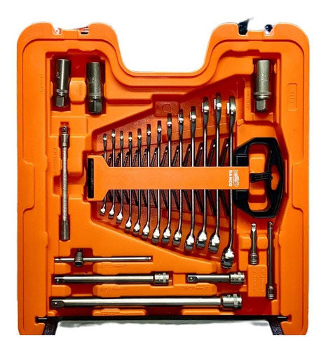 Caja Bahco 138a S138 Set Tubos Llaves 138 Pzas En Mm + PuLG.
