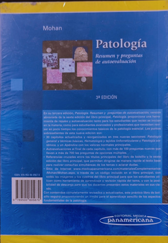 Libro Patología Resumen Y Preguntas De Autoevaluacion