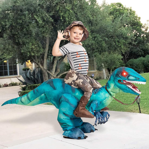 Envío Gratis Disfraz Inflable De Dinosaurio Goosh T Rex For