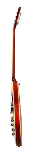 Guitarra eléctrica Epiphone Inspired by Gibson ES-335 Figured de arce raspberry tea burst brillante con diapasón de laurel indio