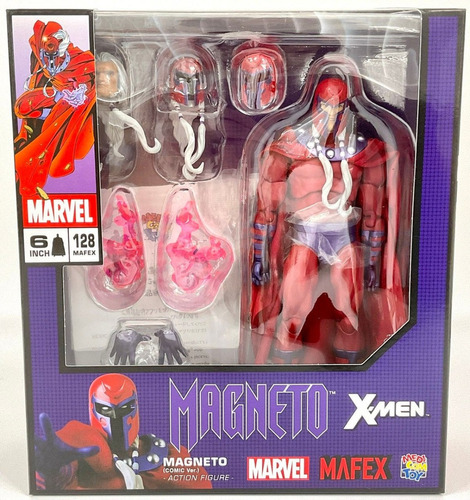  Magneto (comic Ver.)  Mafex No.128 Original Nuevo Sellado