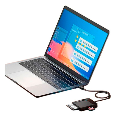Card Reader Externo Usb-c Portable Compact Flash Memorias