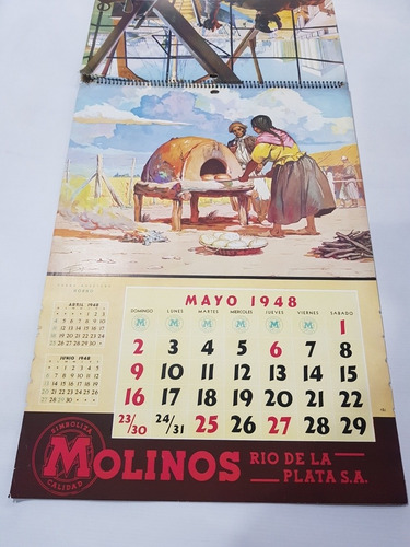 Imagen 7 de 9 de Antiguo Almanaque Molinos Río De La Plata 1949 Mag 58619