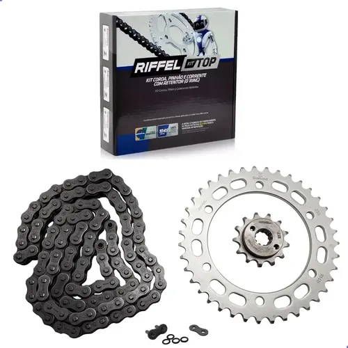 Kit Riffel Coroa 39 Pinhão 13 Corrente 520x104 Xre 300 10/23
