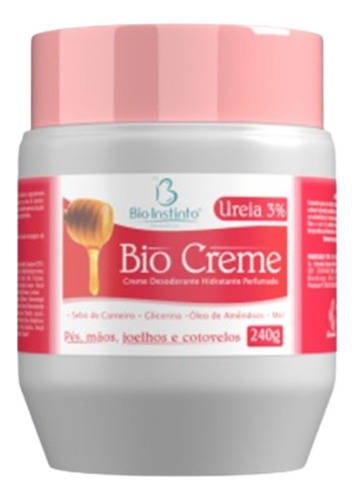 Hidratante Pés E Mãos Bio Creme 250gr