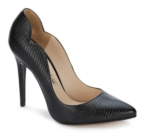 Zapatilla Dama Andrea Negro Charol Elegante Vestir 2802169