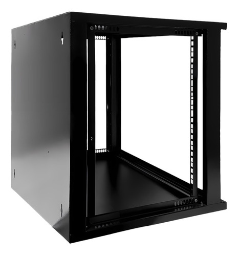 Mini Rack / Parede 19'' 9u X 670mm Desmontável Cor Preto