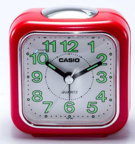 Reloj Casio Tq142-4 Despertador Con Luz Somos Tienda 