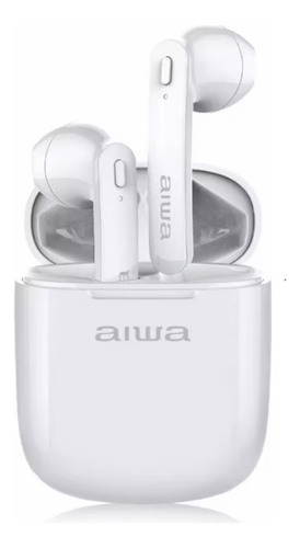 Audífonos Inalámbricos Aiwa Tws Bluetooth Aw-9tws Blanco