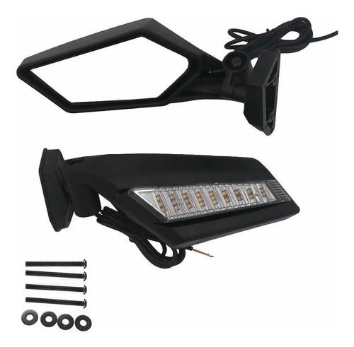 X3 Espejo Lateral Utv Con Señal De Giro Led Para Can Am X3