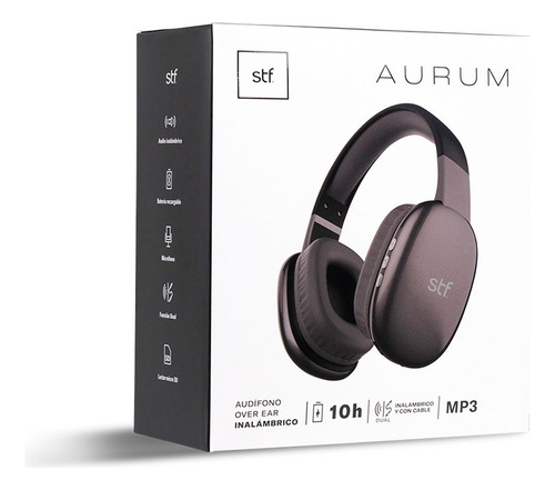 Audifonos Inalambricos Bluetooth Stf 3.5mm 10 Horas Micro Sd