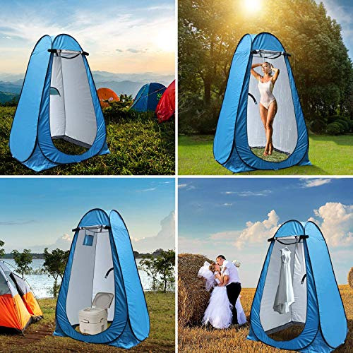 Anngrowy Pop Up Carpa De Privacidad Carpa De Ducha Portátil