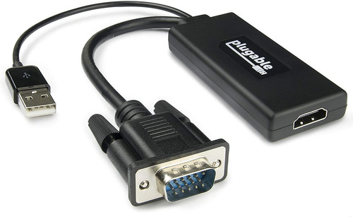 Vga A Hdmi Adaptador Activo Con Soportes De Audio De P ...