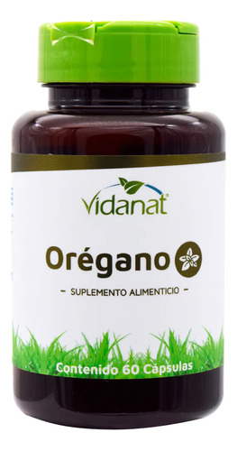 Vidanat Oregano Frasco 60 cápsulas 