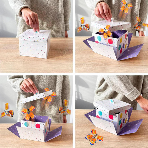 Cajas De Mariposas Voladoras Para Galletas Cajas De Regalos