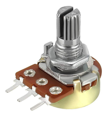 Imagen 1 de 4 de Potenciometro Lineal 15mm 3pin Wh148 10k Hobbytronica