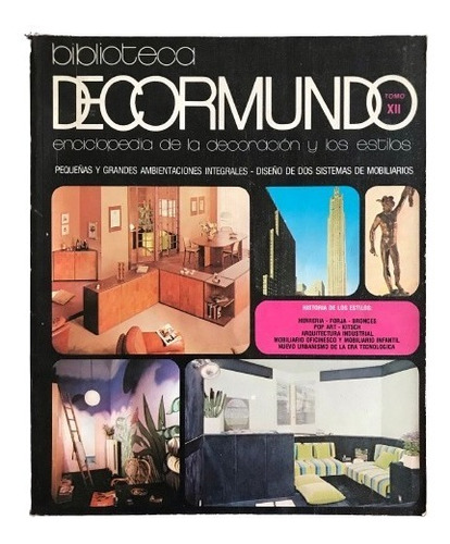 Revista Biblioteca Decormundo Tomo Xii. Deco. Estilo. Diseño