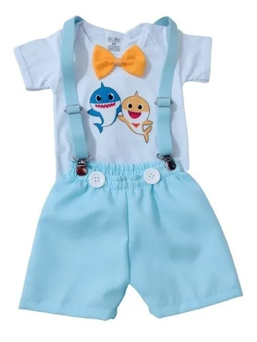 Roupa baby best sale shark mercado livre