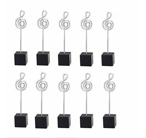 10 Soportes Para Tarjetas Con Forma De Musica Soporte Para N