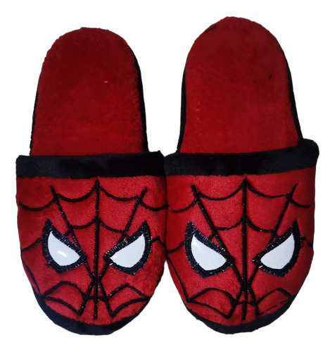 Pantuflas De Spiderman Color Rojo Marvel Super Heroes