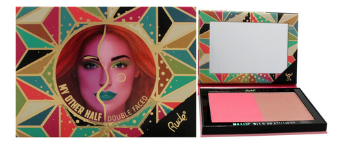 Paleta Facial Rude My Other Half Duo Shade Double Face