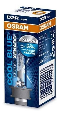 Bombillo Osram D2r 35w Hid Altas (5000 K) Luz Azul