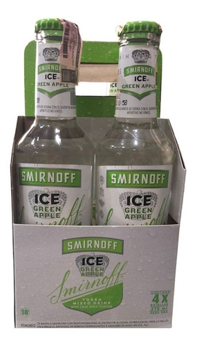 Smirnoff Ice Green Apple X4 - L a $21