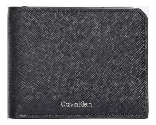 Cartera Calvin Klein Saffiano Leather Card Case Bifold Wallet