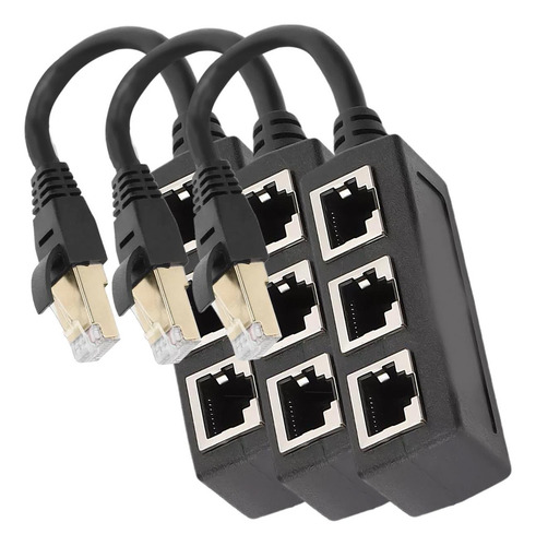 Extensor Ethernet Confiable, Mxndv-003, 3pzas, Divisor Rj45
