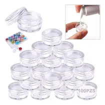 Comprar Envases Muestras Cosméticos Viaje Plástico 100 Pza 5 Ml