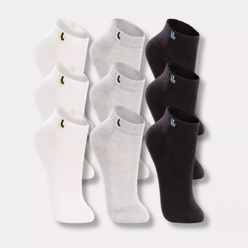 Kit 9 Meia Cano Curto 9 Pares Sport Original Lupo