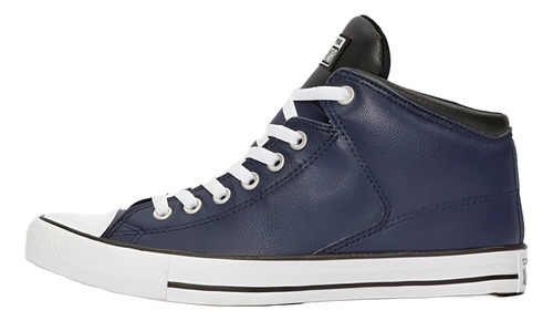 Zapatilla Cuero Urbana Converse Ctas High A00800c Blue