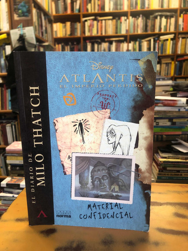 Atlantis El Imperio Perdido-el Diario De Milo Thatch Disney