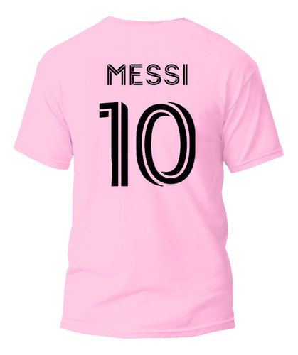 Lum - Remera Niño Messi Inter Miami Rosa - Algodon 1° Cal