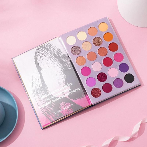 Paleta De 72 Sombras Colores Pigmentación Glitter Ojos Libro