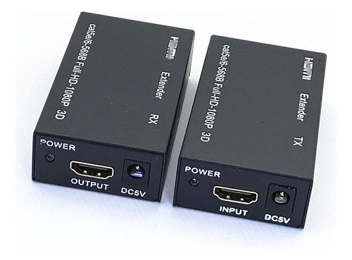 Extensor Video Hdmi Hasta 60 Mts Rj45 Por Cable Utp Activo