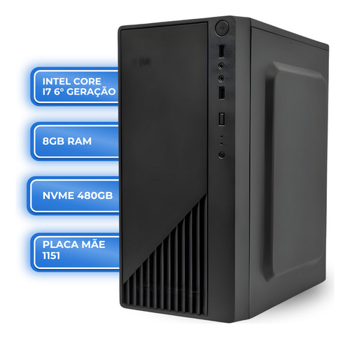 Pc Cpu Desktop Intel I7 6700 16gb Nvme 480gb