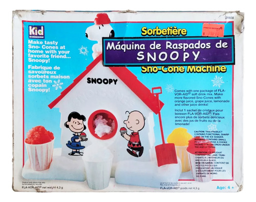 Máquina De Raspados Snoopy Sno Cone Machine 1985