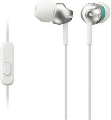 Sony Audifonos Alambricos In Ear ::.. Mdr Ex110ap Blanc Color Blanco